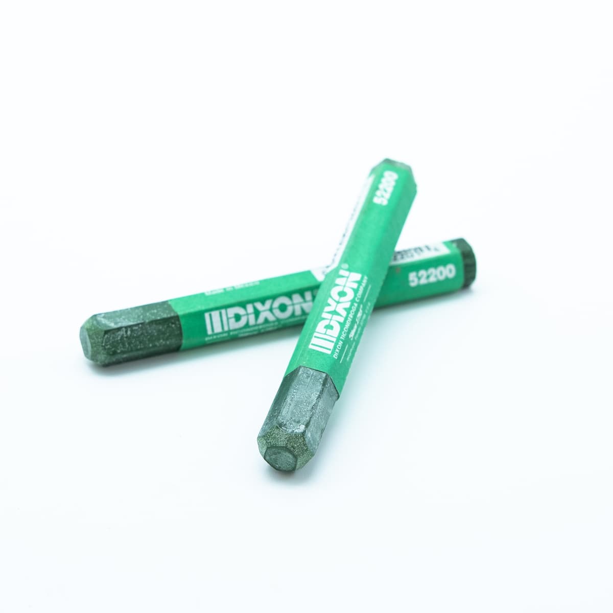 DIXON WAX BOLD CRAYONS, GREEN - PACK OF 12