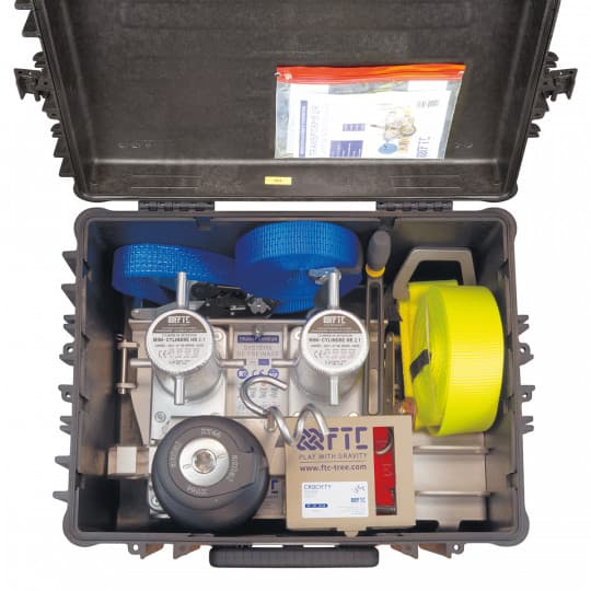 TRANSFORMER WINCH WITH FRICTION CYLINDERS, FTC WITH CASE