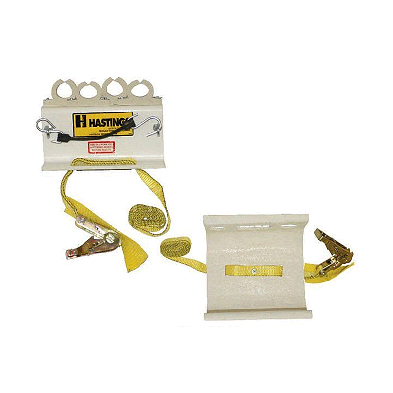 POLE HOLDING MOUTING BUCKET TRUCK