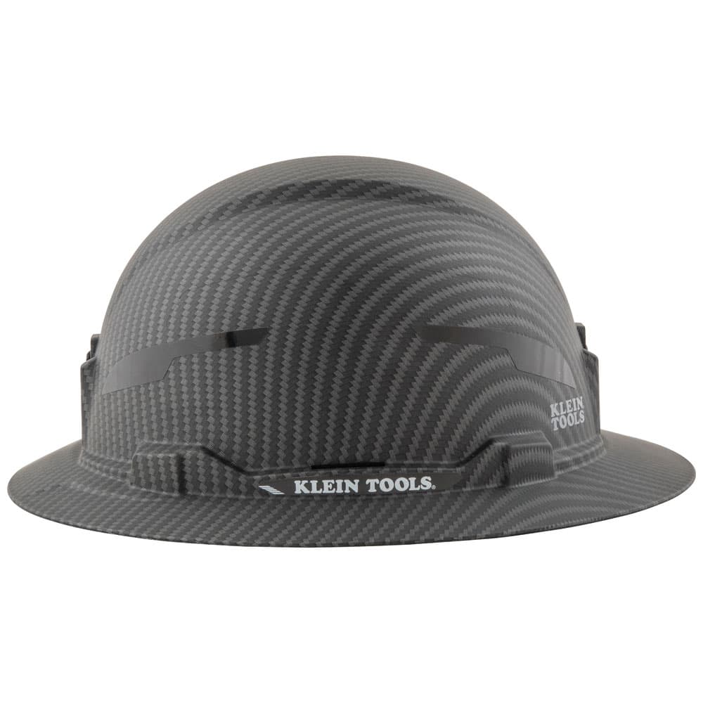 HARD HAT, PREMIUM KARBN™ PATTERN, NON-VENTED FULL BRIM, CLASS E