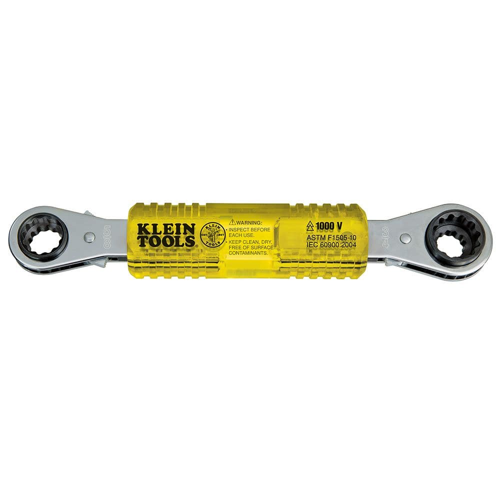 INSULATED RATCHET WRENCH - 4 IN 1