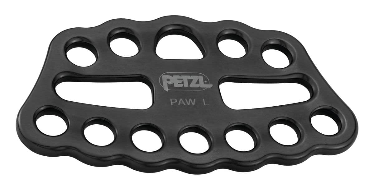 PETZL® PAW  LARGE RIGGING PLATE BLACK