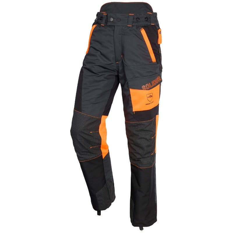 SOLIDUR COMFY CHAINSAW PANTS, CLASS 1- INSEAM LENGTH STANDARD